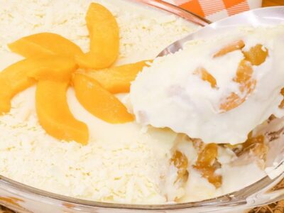 Pavê de Pêssego Uma Receita Clássica de Natal