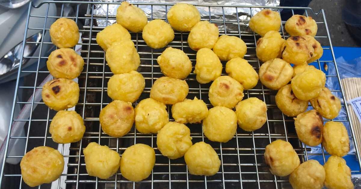 Receita bolinho mandioca assado