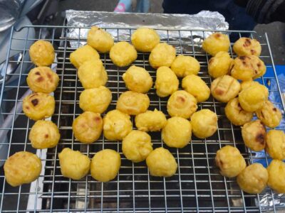Receita bolinho mandioca assado