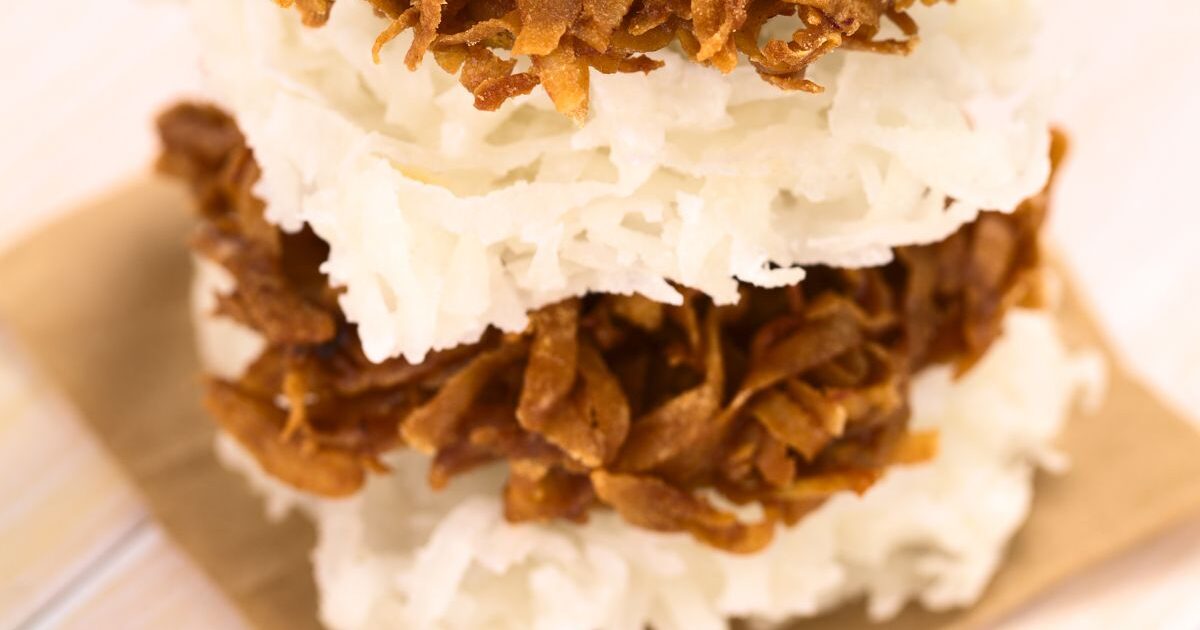 Receita de Cocada com Leite e Açúcar