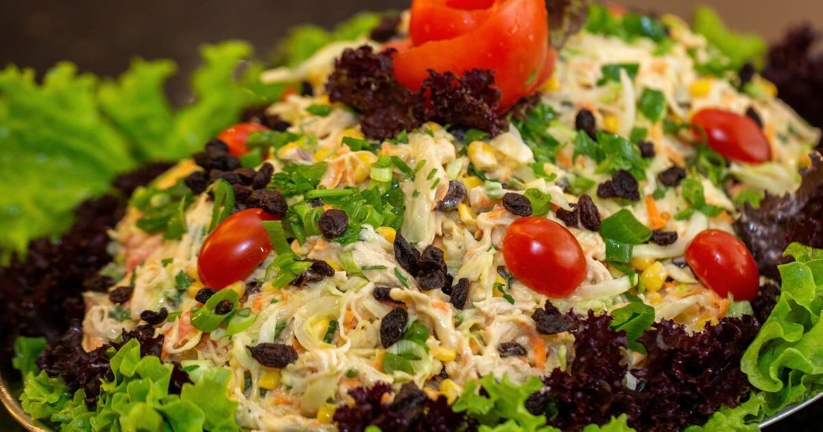 Salpicão de Frango com Creme de Leite