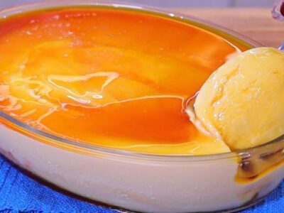 Sorvetão de Pudim para o Ano Novo Uma Sobremesa Fácil, Rápida e Sem Ovo Cru!