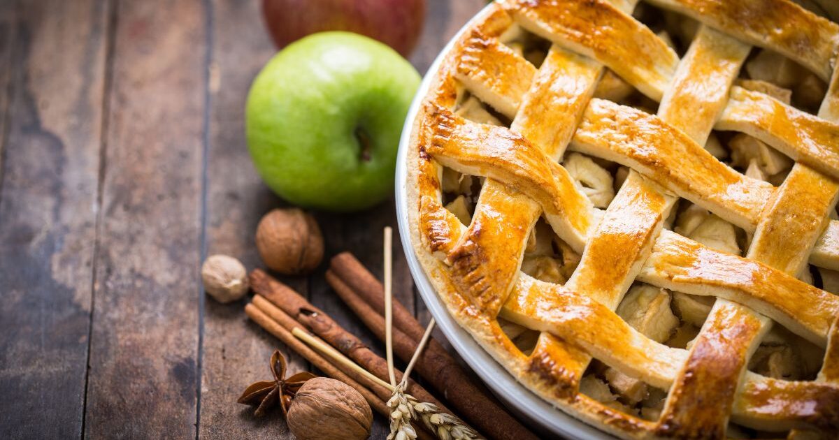 Torta de Maçã Natalina