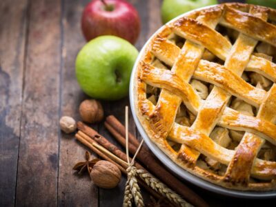 Torta de Maçã Natalina