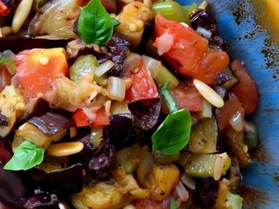 antepasto beringela caponata