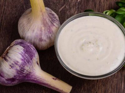 creme alho simples receita