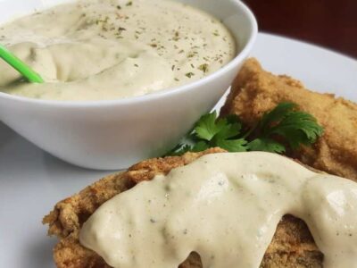 molho alho creme de leite