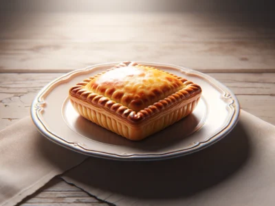 pastel assado creme leite