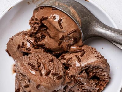 sorvete chocolate liquidificador