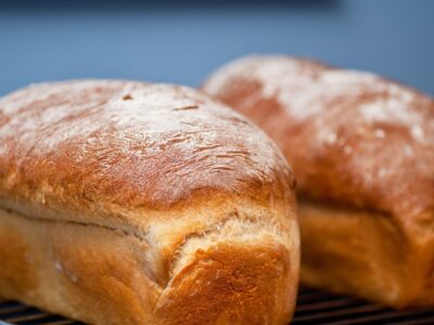 Pão caseiro sem ovos