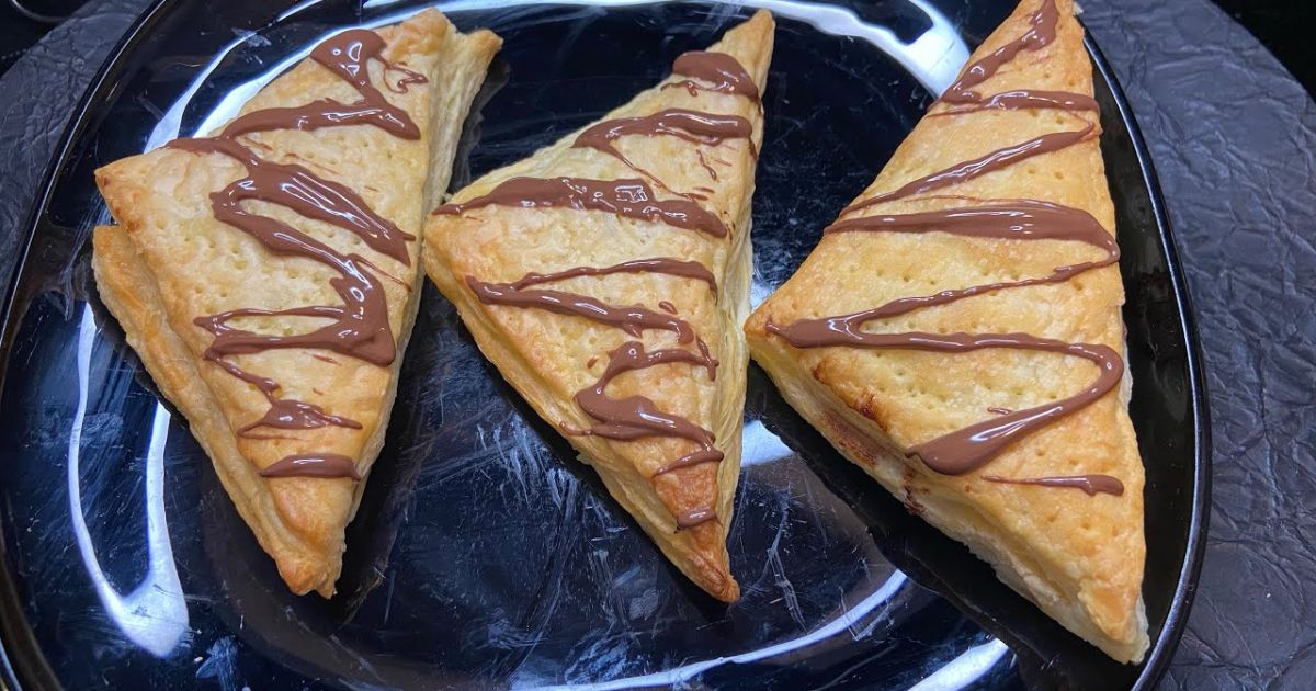 Folhados de Nutella com Apenas 2 Ingredientes