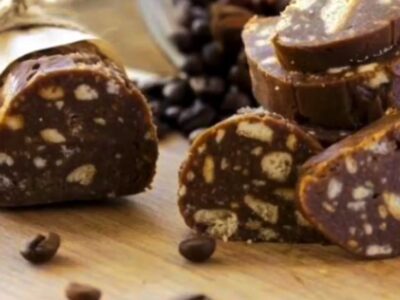 Salame de Chocolate Sobremesa Deliciosa para a Pascoa