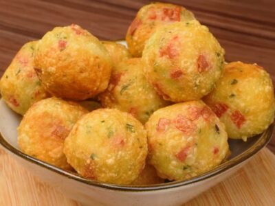 bolinho salsicha batata