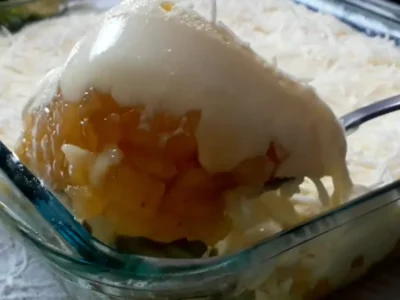Delicia de Abacaxi com Coco Cremoso Uma Sobremesa Geladinha e Sem Gelatina