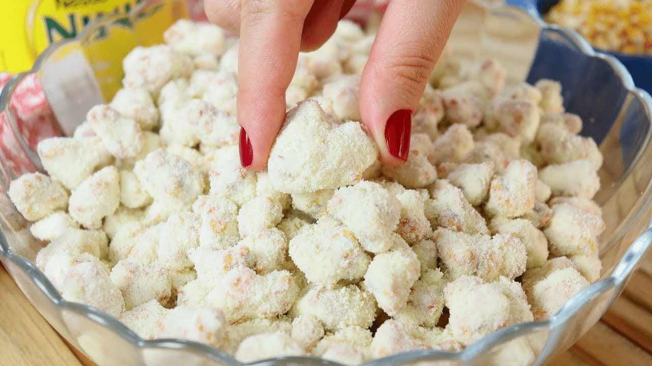 Ganhei muito dinheiro vendendo essa pipoca gourmet de leite em pó