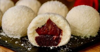 Sobremesa “Neve Branca”! Eu a preparo todos os anos para o Natal – todos adoram!