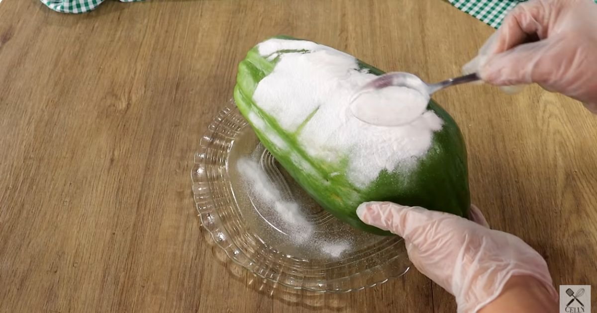 como fazer doce mamao enroladinho